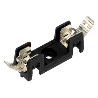 Littelfuse 20A Base Mount Fuse Holder, 1P-Pole for 6.3 x 32 mm Fuse, Thermoplastic Body, 300V ac 03540821ZXBL