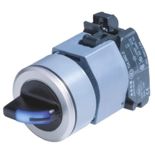 EAO 2 Position Selector Switch Head 30.5 mm Cutout IP67 704.411.018.10