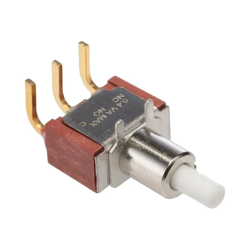 C & K 8020 Series Push Button Switch Momentary PCB SPDT Red Green Yellow LED IP40 28 V dc 120 V ac 8125SD9ABE