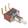 C & K 8020 Series Push Button Switch Momentary PCB SPDT Red Green Yellow LED IP40 28 V dc 120 V ac 8125SD9ABE