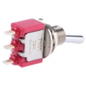 C & K Toggle Switch PCB Mount On-None-On SPDT Solder Terminal Chrome Plated Brass Actuator IP67 28V DC 120V AC 7101SYZQE