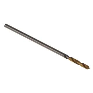 RS PRO HSS Titanium Nitride Finish Drill Bit, 26mm Overall Length, 1mm Shank Size, 135° Drill Point Angle, Set of 5 787-7239