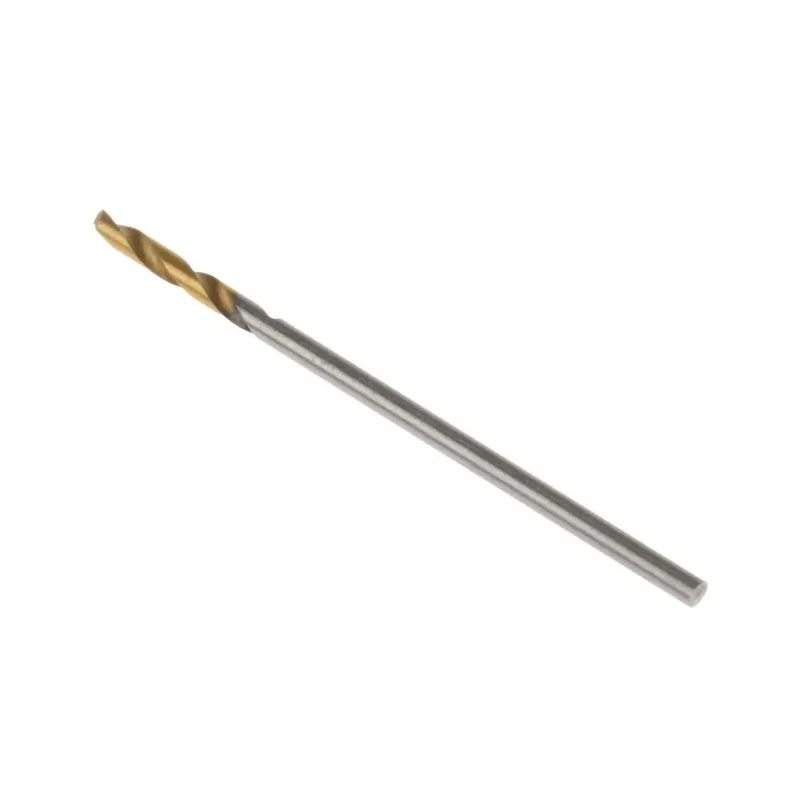 RS PRO HSS Titanium Nitride Finish Drill Bit, 26mm Overall Length, 1mm Shank Size, 135° Drill Point Angle, Set of 5 787-7239