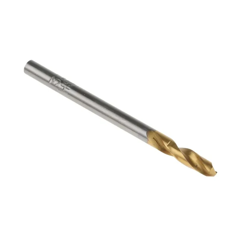 RS PRO HSS Titanium Nitride Coated 3.3 mm Shank Drill Bit Set 49mm Overall Length, 5 Pieces 787-7260
