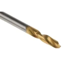 RS PRO HSS Titanium Nitride Coated 3.3 mm Shank Drill Bit Set 49mm Overall Length, 5 Pieces 787-7260