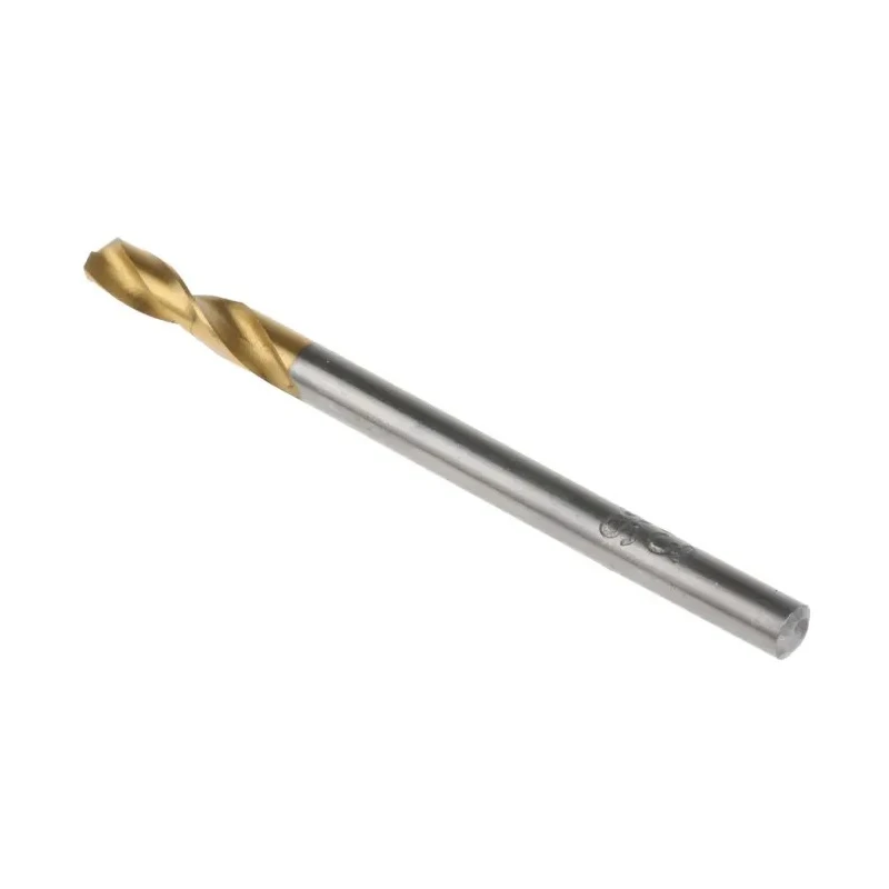 RS PRO HSS Titanium Nitride Coated 3.3 mm Shank Drill Bit Set 49mm Overall Length, 5 Pieces 787-7260