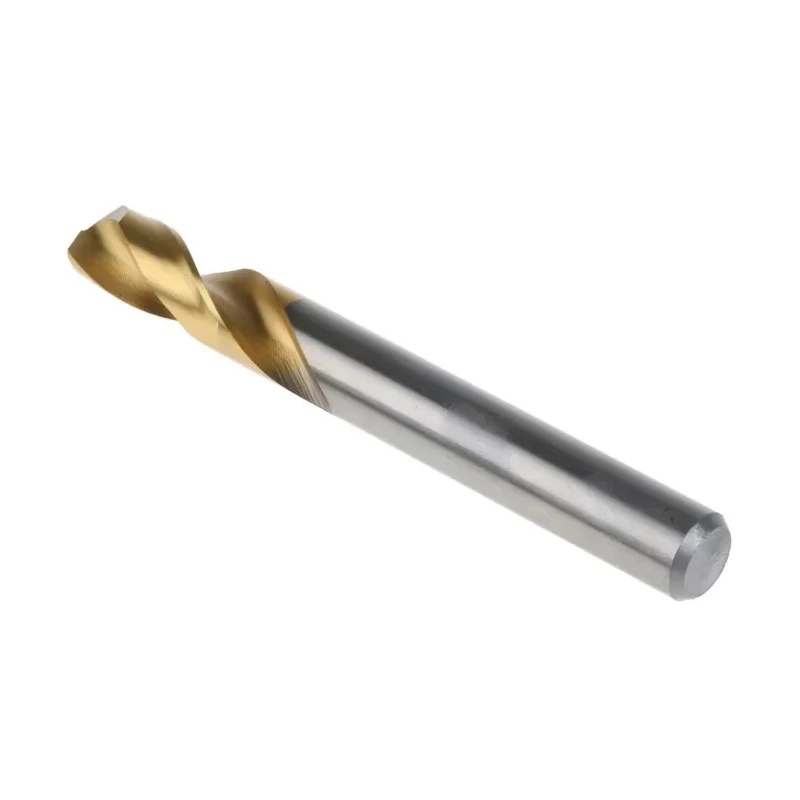 RS PRO HSS G Twist Stub Drill Bit 89mm Overall Length, 10mm Shank, Titanium Nitride Finish 787-7236