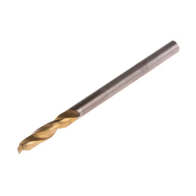 RS PRO HSS 3mm Shank Titanium Nitride Finish Twist Stub Drill Bits 46mm Overall Length 5 Pieces 787-7267