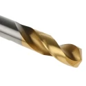 RS PRO HSS G Twist Stub Drill Bit 89mm Overall Length, 10mm Shank, Titanium Nitride Finish 787-7236