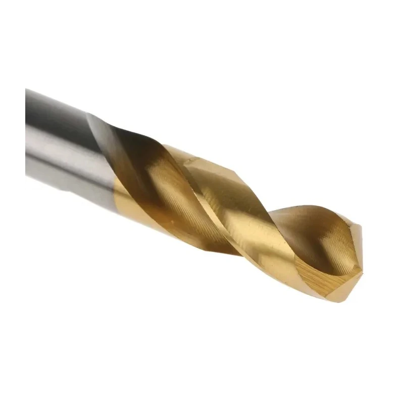 RS PRO HSS G Twist Stub Drill Bit 89mm Overall Length, 10mm Shank, Titanium Nitride Finish 787-7236