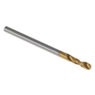 RS PRO HSS Titanium Nitride Coated 13 mm Drill Bit with 43 mm Overall Length, 2.5 mm Shank Size, 5 Pieces 787-7258
