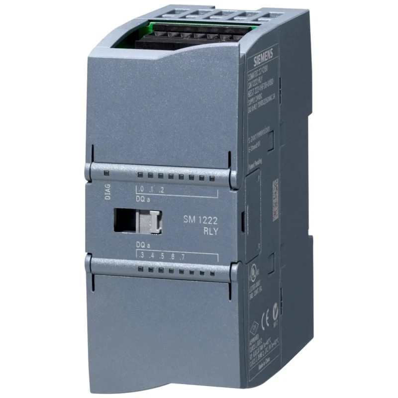 Siemens PLC I/O Digital Module 8 Outputs 2A, 28.8V Supply Voltage, SIMATIC Series M241 6ES7222-1HF32-0XB0
