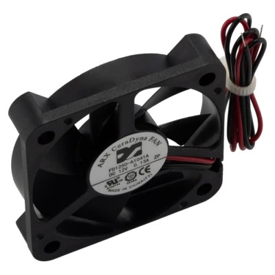 ARX CeraDyna Series Axial Fan 12V DC 1.44W Power 17 m³/h Air Flow 50mm x 50mm x 10.5mm IP20 