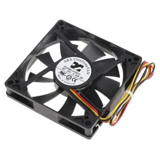 ARX CeraDyna Series Axial Fan, 24V DC, 3.84W Power, 160mA Max Current, 61 m³/h Air Flow, IP20, 80mm Frame 