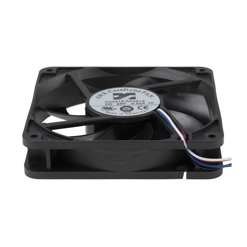 ARX CeraDyna Series Axial Fan 24V DC 11.28W 470mA Max IP20 120 mm Square Frame 