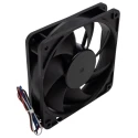 ARX CeraDyna Series Axial Fan, 12V DC, 223 m³/h Airflow, 10.2 W, 850 mA Max Current, , 120 mm Frame Size, Square Frame IP20