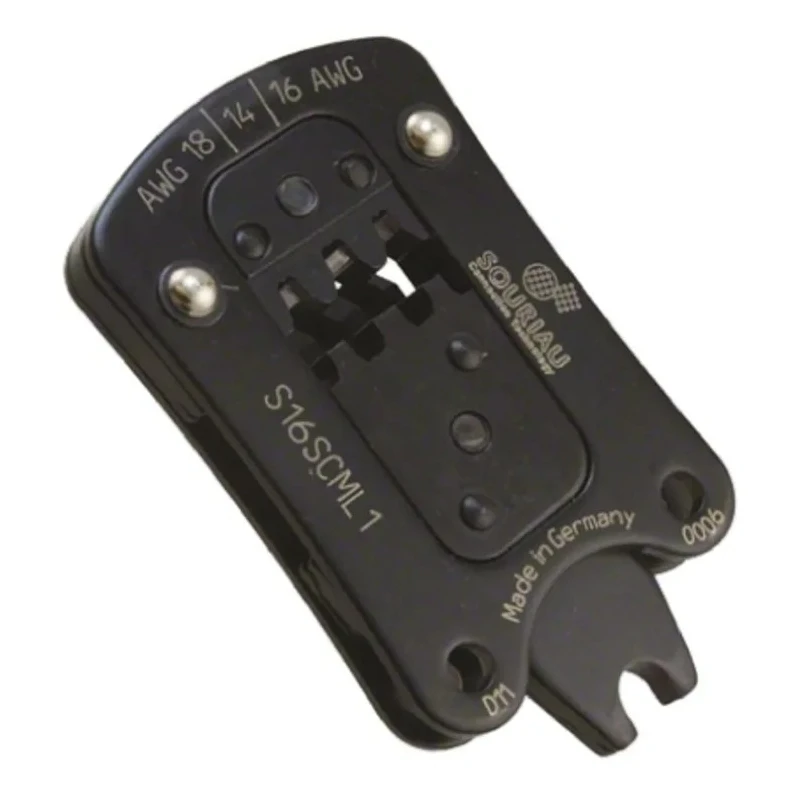 Souriau Sunbank by Eaton TRIM TRIO Crimping Head Coaxial Type Hex Size 1.6 mm Black S16SCML1