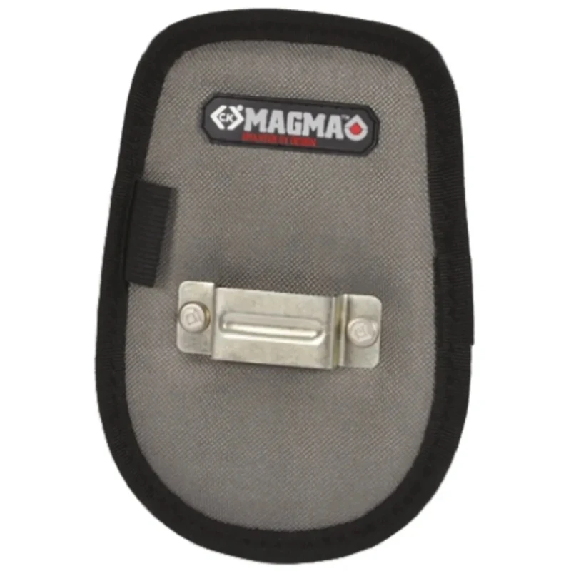 CK Bright Red Tool Pouch with Buckle Lock, Pen and Hammer Holder, Belt Clip MA2732