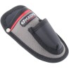 CK Professional Tool Pouch with Belt, Pen and Hammer Holders, Black and Bright Red, 70mm Height MA2731