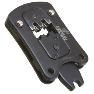 Souriau Sunbank by Eaton TRIM TRIO Crimping Head Coaxial Type Crimp Die Hex Size 1.6 mm Black S16SCML11