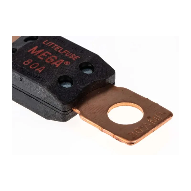 Littelfuse 80A Red Car Fuse 32V DC MEGA Series Time Delay 275A Breaking Capacity 0298080.ZXEH
