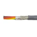 Alpha Wire Ecogen Ecocable Control Cable 7 Cores 0.28mm² 24 AWG Screened 30 m Grey Modified Polyphenylene Ether 77202 SL005