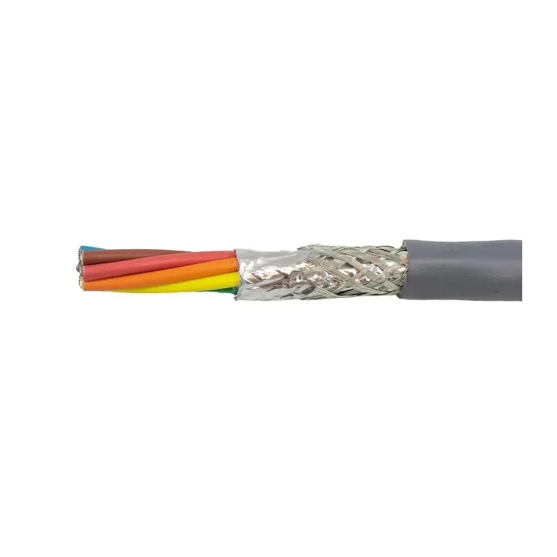 Alpha Wire Ecogen Ecocable Control Cable 7 Cores 0.28mm² 24 AWG Screened 30 m Grey Modified Polyphenylene Ether 77202 SL005