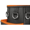Bahco Polyester Tool Pouch with Shoulder Strap Black Orange 380mm x 200mm x 10mm 3875-MHP6