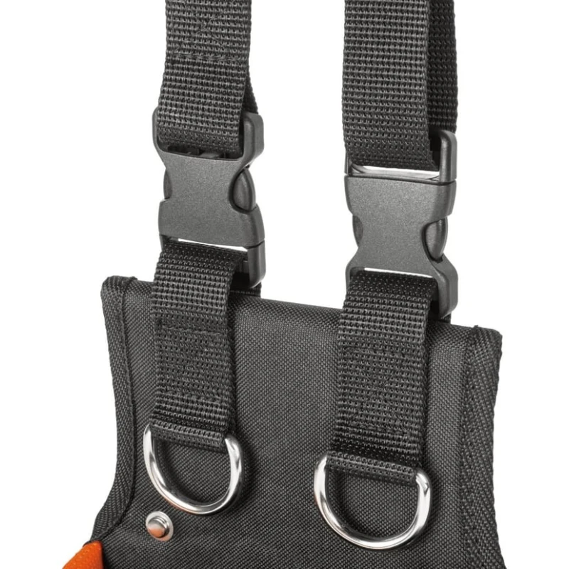 Bahco Polyester Tool Pouch with Shoulder Strap Black Orange 380mm x 200mm x 10mm 3875-MHP6