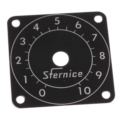 Vishay Rheostat Dial 20 mm Knob Diameter Vitreous Material for RT12 Potentiometer ACCRFCADRANCG45