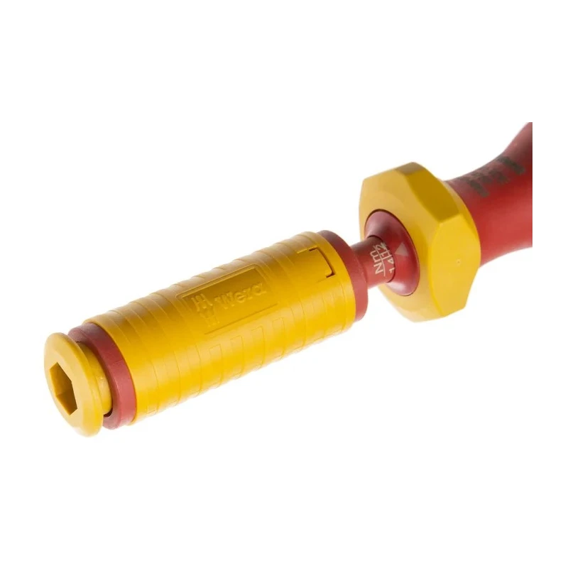 Wera Adjustable Torque Screwdriver, Adjustable Torque Range 1.2 To 3 Nm, 9/16 in Drive, 192mm Length, Accuracy 05074750001