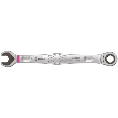 Wera Combination Ratchet Spanner Nickel Chrome Plated 144mm Overall 8 mm 05073268001