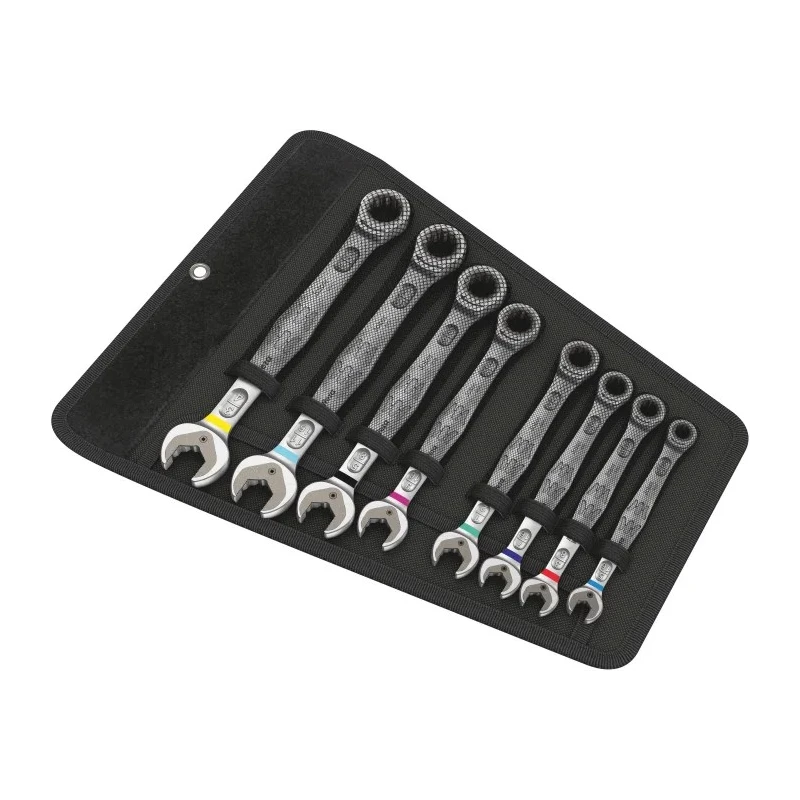 Wera 8-Piece Combination Ratchet Spanner Set 5/16 To 3/4 in Chrome Molybdenum Steel 05020012001