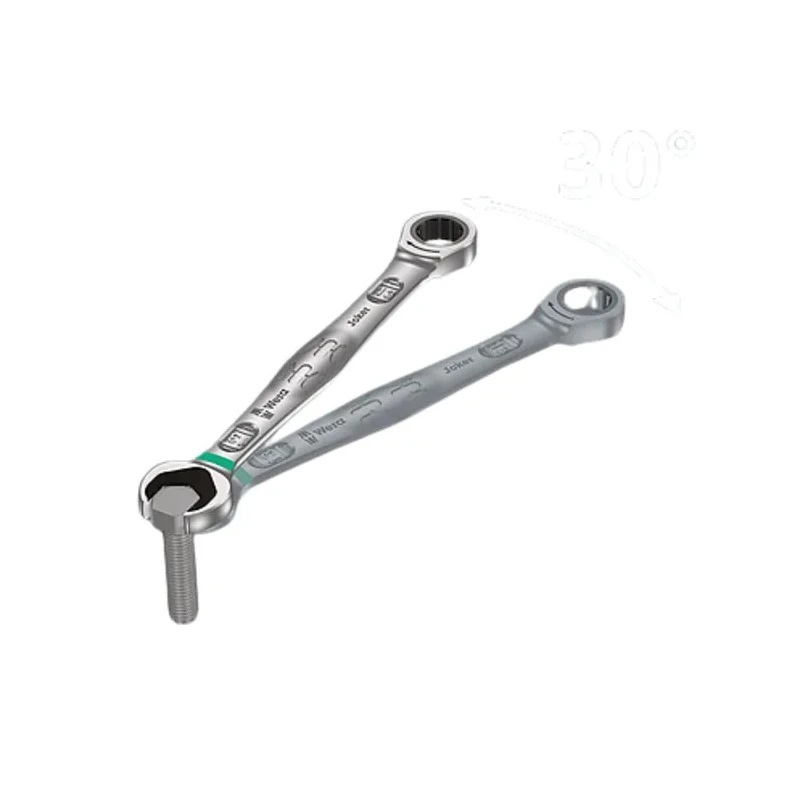 Wera 8-Piece Combination Ratchet Spanner Set 5/16 To 3/4 in Chrome Molybdenum Steel 05020012001