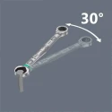 Wera 8-Piece Combination Ratchet Spanner Set 5/16 To 3/4 in Chrome Molybdenum Steel 05020012001