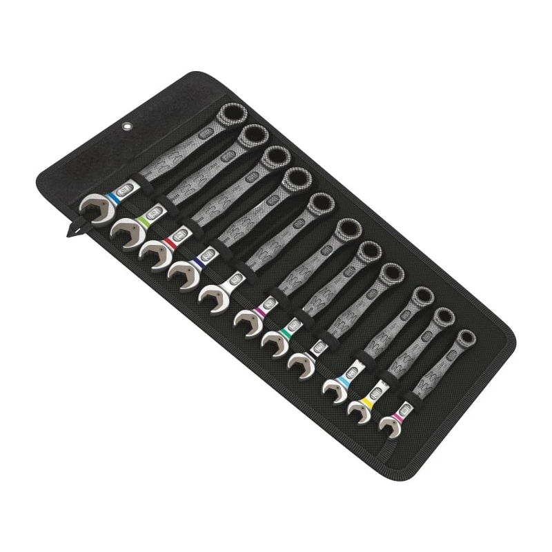 Wera 11-Piece Combination Ratchet Spanner Set 8 to 19 mm Chrome Molybdenum Steel 05020013001