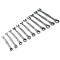 Wera 11-Piece Combination Ratchet Spanner Set 8 to 19 mm Chrome Molybdenum Steel 05020013001