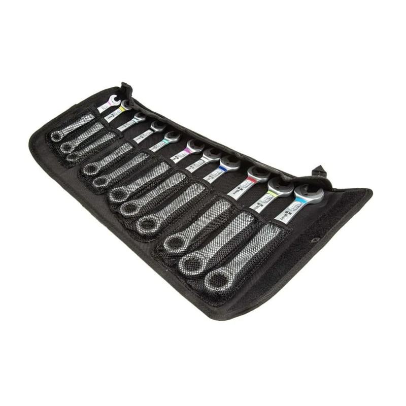 Wera 11-Piece Combination Ratchet Spanner Set 8 to 19 mm Chrome Molybdenum Steel 05020013001