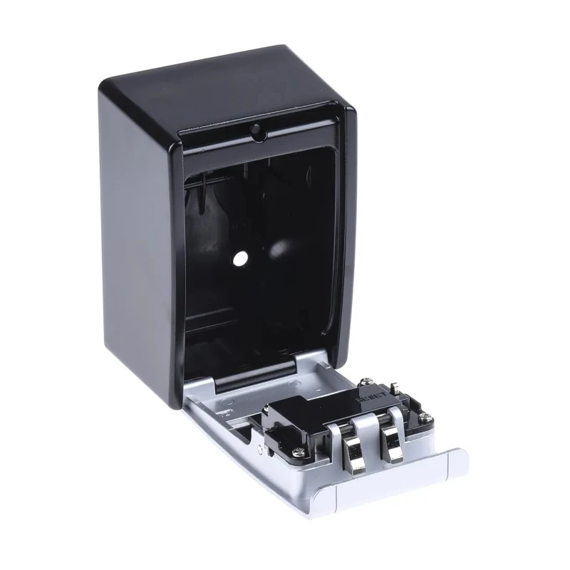 ABUS Key Lock Box Wall Mount Zinc Metal Housing with 4-Digit Resettable Combination Code 787BIG