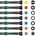 Wera Hexagon, Phillips, Slotted, Torx Precision Screwdriver Set, 12-Piece 05073675001