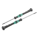Wera Hexagon, Phillips, Slotted, Torx Precision Screwdriver Set, 12-Piece 05073675001