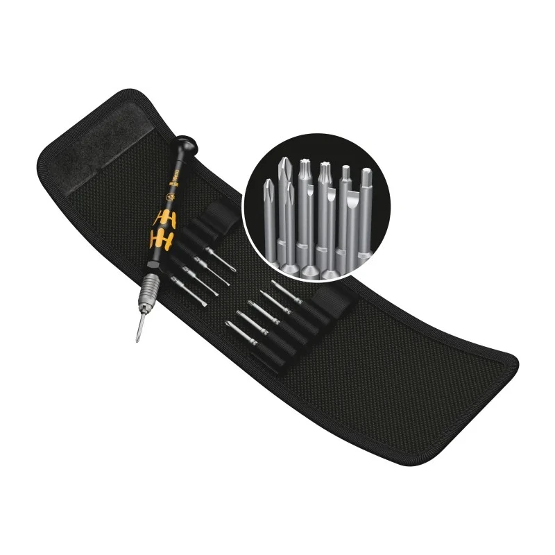 Wera Hexagon, Phillips, Slotted, Torx 11-Piece ESD Safe Screwdriver Set 05073670001