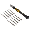 Wera Hexagon, Phillips, Slotted, Torx 11-Piece ESD Safe Screwdriver Set 05073670001