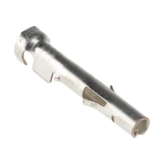 TE Connectivity Universal MATE-N-LOK Series Female Crimp Terminal, 19A Current, 20 AWG Min, 14 AWG Max, Tin Plated 926893-3