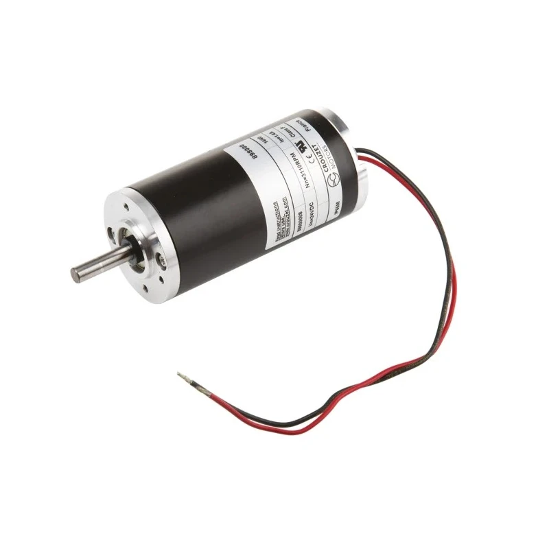 Crouzet Brushed DC Motor 36 W 24V DC 75 mNm Torque 3100 RPM 6 mm Shaft Diameter 89800008