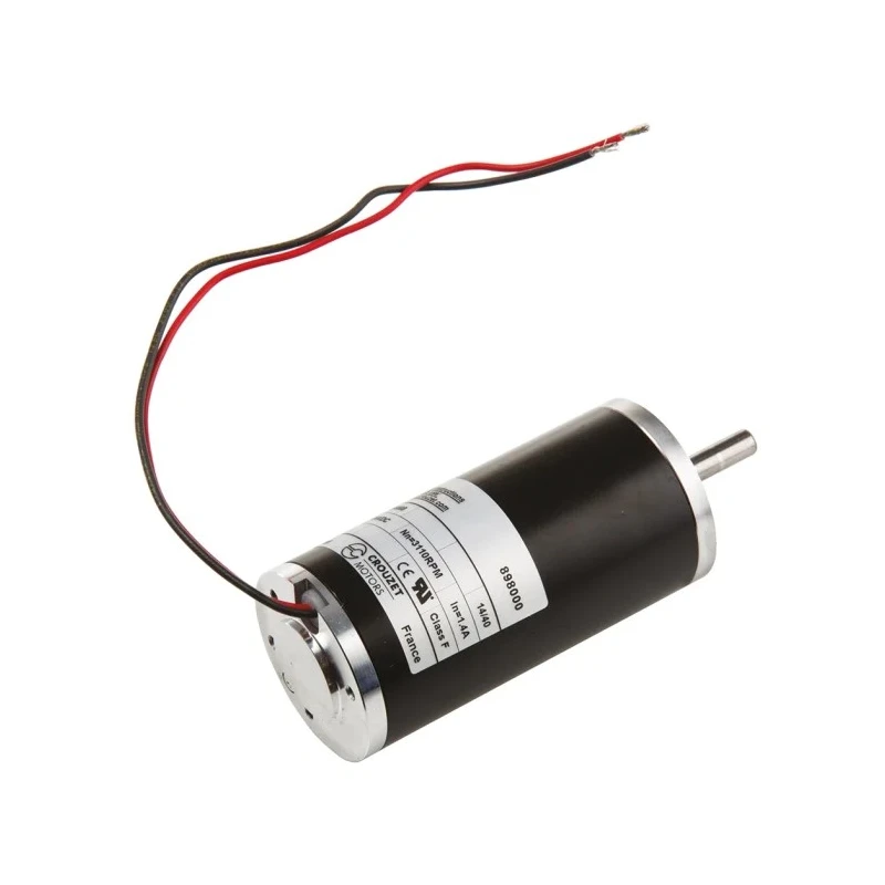 Crouzet Brushed DC Motor 36 W 24V DC 75 mNm Torque 3100 RPM 6 mm Shaft Diameter 89800008