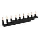 Lovato Electric 3 Phase Busbar, 690 V Rated Operational Voltage, 63 A Current, 45 mm Pitch 11SMX9033