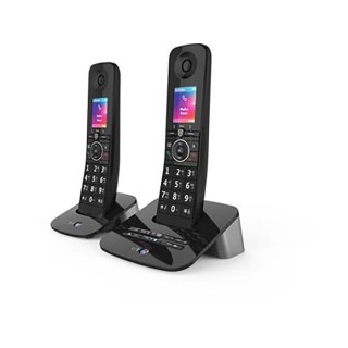 BT Premium DECT Twin Cordless Telephones with 1.8 Inch Colour Screen and Advanced Call Blocker 090631