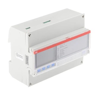 ABB 3 Phase Transformer Connected LCD Energy Meter 3-Phase 1A Current Rating A44 Series 2CMA170533R1000 A44 111-100