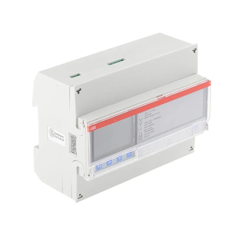 ABB 3 Phase Transformer Connected LCD Energy Meter 3-Phase 1A Current Rating A44 Series 2CMA170533R1000 A44 111-100